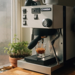 Rancilio Silvia Pro X Stål Espressomaskin Inkl. Eureka Libra & Baristautrustning