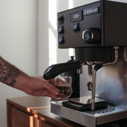 Rancilio Silvia Pro X Svart Espressomaskin Inkl. Eureka Atom 65 & Baristautrustning
