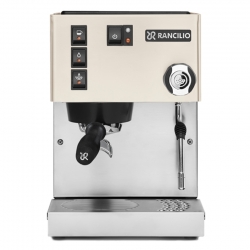 Rancilio Silvia E V6 2023 Vit Espressomaskin Inkl. Rancilio Rocky Kvarn & Baristautrustning