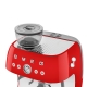 Smeg EGF03RDEU manuell espressomaskin inkl. kvarn röd