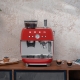 Smeg EGF03RDEU manuell espressomaskin inkl. kvarn röd