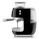 Smeg EGF03BLEU Manuell espressomaskin inkl. kvarn svart
