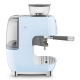 Smeg EGF03PBEU manuell espressomaskin inkl. kvarn pastellblå