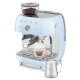 Smeg EGF03PBEU manuell espressomaskin inkl. kvarn pastellblå