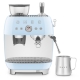 Smeg EGF03PBEU manuell espressomaskin inkl. kvarn pastellblå