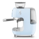 Smeg EGF03PBEU manuell espressomaskin inkl. kvarn pastellblå