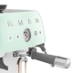 Smeg EGF03PGEU manuell espressomaskin inkl. kvarn pastellgrön
