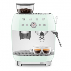 Smeg EGF03PGEU manuell espressomaskin inkl. kvarn pastellgrön