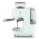 Smeg EGF03PGEU manuell espressomaskin inkl. kvarn pastellgrön