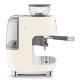 Smeg EGF03CREU Manuell espressomaskin inkl. kvarn Creme