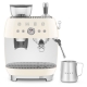 Smeg EGF03CREU Manuell espressomaskin inkl. kvarn Creme