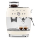Smeg EGF03CREU Manuell espressomaskin inkl. kvarn Creme
