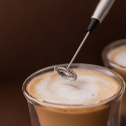 La Cafetière Mjölkskummare Stål