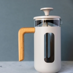 La Cafetière Pisa 3 Koppar Kaffepress Beige