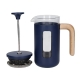 La Cafetière Pisa 3 Koppar Kaffepress Navy