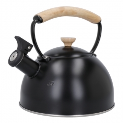 La Cafetière 1,6 L Vattenkokare Svart m. Trä