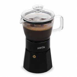 La Cafetière Verona 6 Koppar Mokabryggare Svart