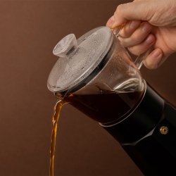 La Cafetière Verona 6 Koppar Mokabryggare Svart