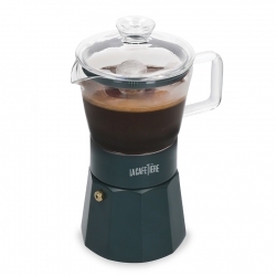La Cafetière Verona 6 Koppar Mokabryggare Grön