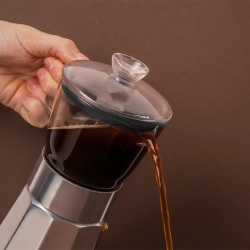 La Cafetière Verona 6 Koppar Mokabryggare Stål