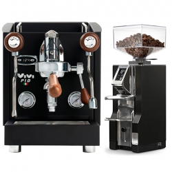 Izzo Vivi PID PLUS Black Edition Inkl. Eureka Mignon Libra Espressokvarn