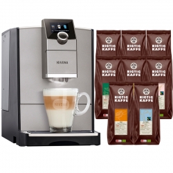 Nivona CafeRomatica 795 Titan Espressomaskin Inkl. 8x400g Rigtig Kaffe Organic