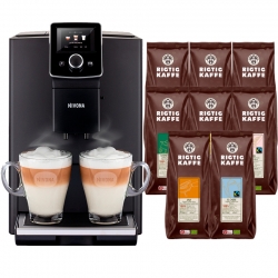 Nivona CafeRomatica 820 Espressomaskin Inkl. 8x400g Rigtig Kaffe Organic