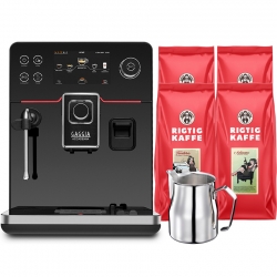 Gaggia Accademia Espressomaskin Inkl. Mjölkkanna & 4kg Rigtig Kaffe