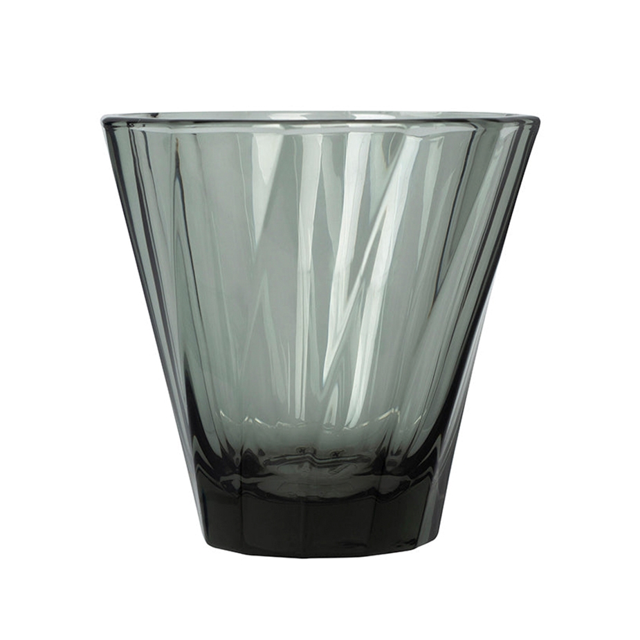 Loveramics Twisted Cappuccino Glas 18 cl 1 St Svart