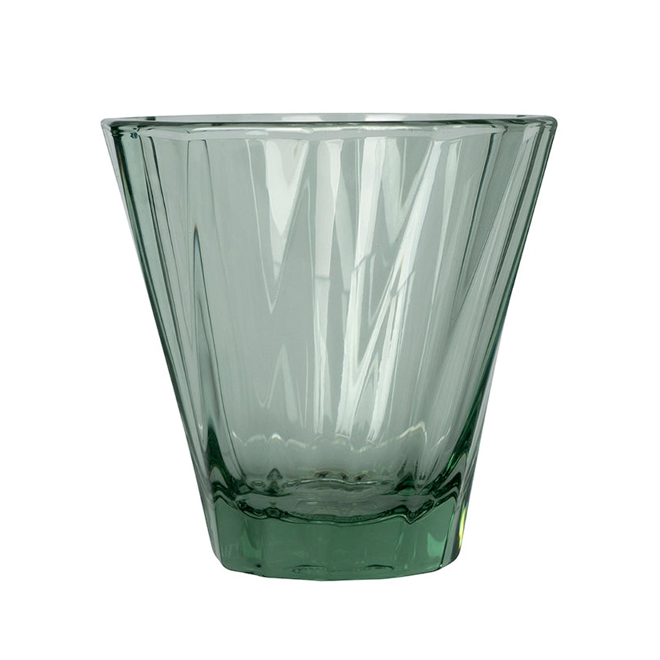 Loveramics Twisted Cappuccino Glas 18 cl 1 St Gr&ouml;n