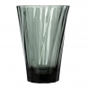 Loveramics Twisted Latte Glas 36 cl 1 St Svart