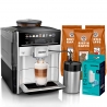 Siemens TE653M11RW EQ6 Plus s300 Espressomaskin Inkl. Mjölkbehållare, Kaffe & Vård