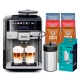 Siemens TE655203RW EQ6 Plus s500 Espressomaskin Inkl. Rigtig Kaffe & Vårdprodukter