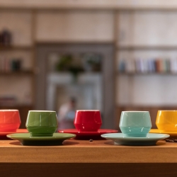 Club House Maniko Espresso med Underkopp Blå 7 cl 1 St