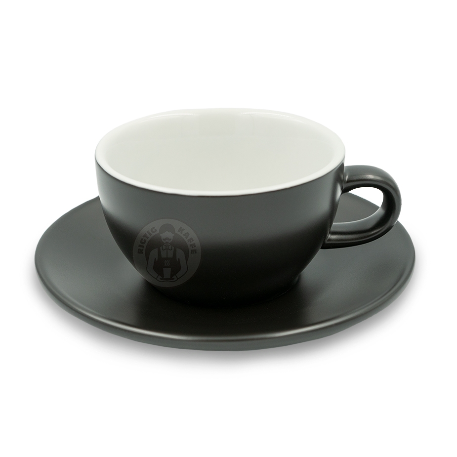 Club House Tulipano Cappuccino med Underkopp Matt Svart 26 cl 1 St