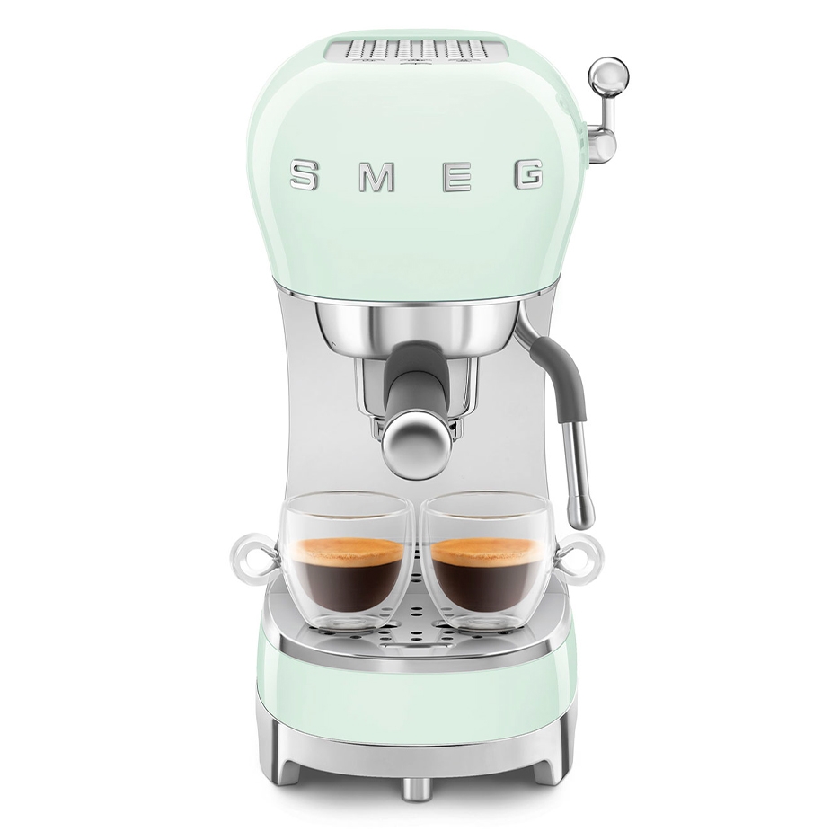Smeg ECF02PGEU Espressomaskin Pastellgr&ouml;n