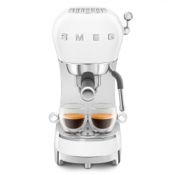 Smeg ECF02WHEU Espressomaskin Vit