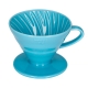Hario V60-02 Keramik Dripper Ljusblå 2 Kopp