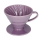 Hario V60-02 Keramik Dripper Lila 2 Kopp