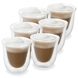 La Cafetière Dubbelväggig Cappuccino 20 cl 3 x 2 St