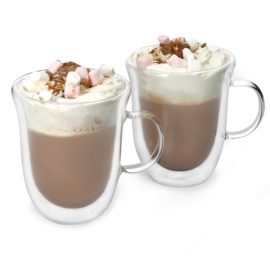 La Cafeti&egrave;re Dubbelv&auml;ggig Glas 35 cl 2 St