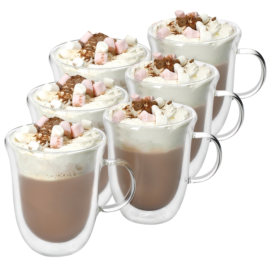 La Cafeti&egrave;re Dubbelv&auml;ggig Glas 35 cl 3 x 2 St