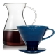 Hario Filterbryggning Set Inkl. V60-02 Dripper 2 Koppar & Glaskanna 0,4 L