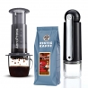 AeroPress Inkl. CrushGrind Resekvarn & 500g Super Crema