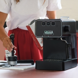 Gaggia Espresso Evolution Svart Espressomaskin Inkl. Club House Maniko Espresso 7 Stsso Evolution Svart Espressomaskin