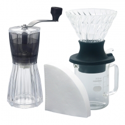 Hario Immersion Switch Filterbryggning Set Inkl. Hario Octo Kaffekvarn