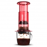 AeroPress Clear R&ouml;d Resebryggare
