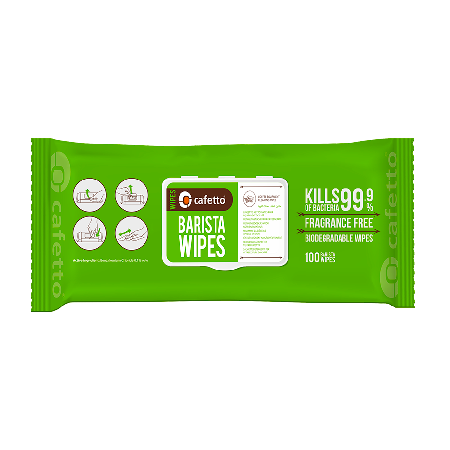 Cafetto Barista Wipes 100 st