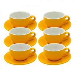 Club House Tulipano Cappuccino med Underkopp Matt Gul 26 cl 6 St