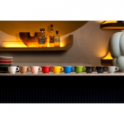 Club House Tulipano Espresso med Underkopp Matt Röd 7 cl 6 St